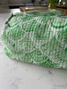 Quilted Cotton Washbag - Green Shells - Hauslife