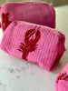 Quilted Cotton Washbag - Lobsters - Hauslife