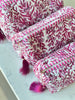 Quilted Cotton Washbag - Pink Chinoise - Hauslife