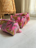 Quilted Cotton Washbag - Pink Jaguars - Hauslife