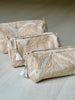 Quilted Cotton Washbag - Yellow Paisley - Hauslife