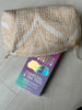 Quilted Cotton Washbag - Yellow Paisley - Hauslife