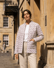 Quilted Jacket - White Floral - Hauslife