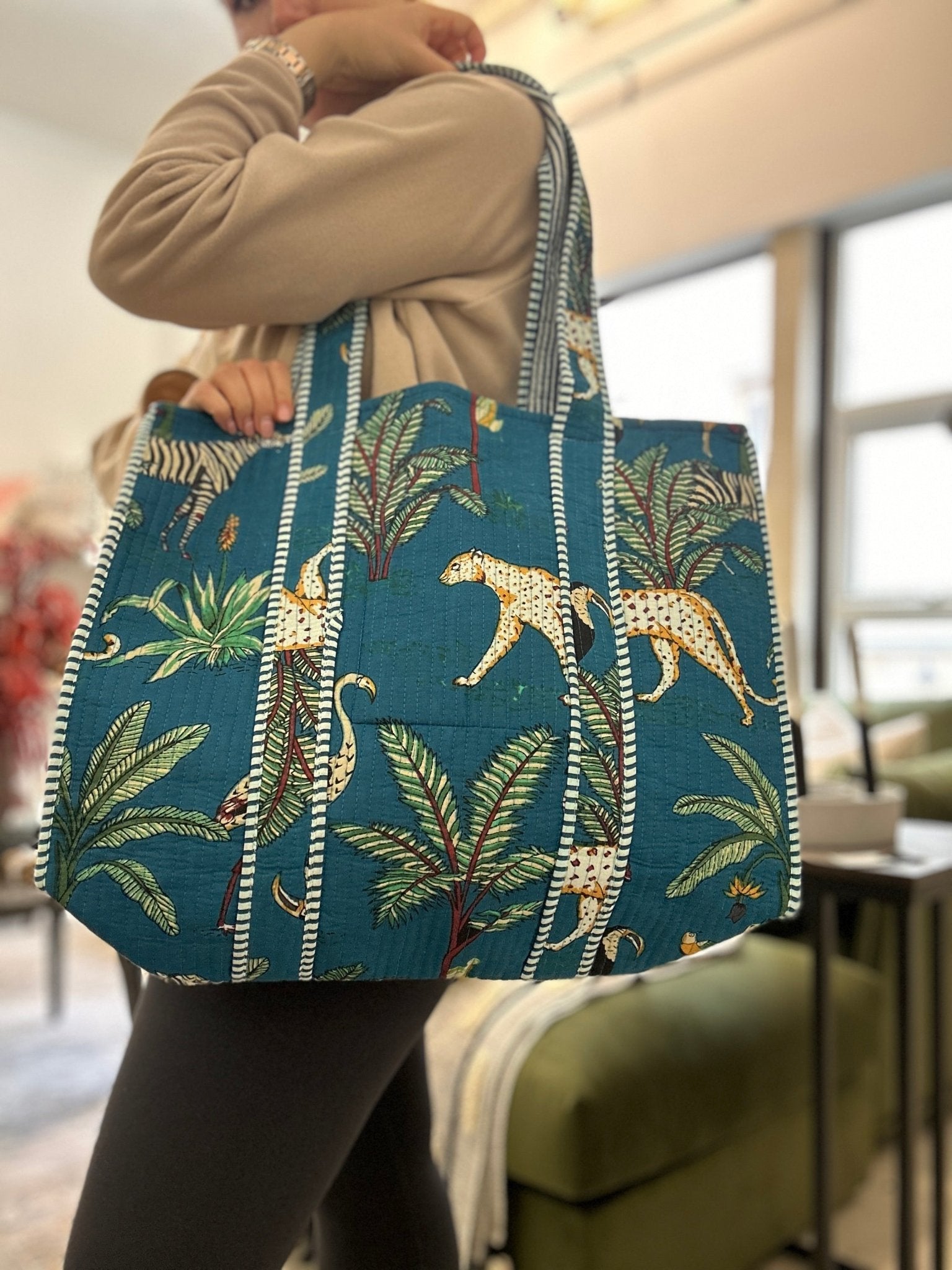 Quilted weekender bag 2025