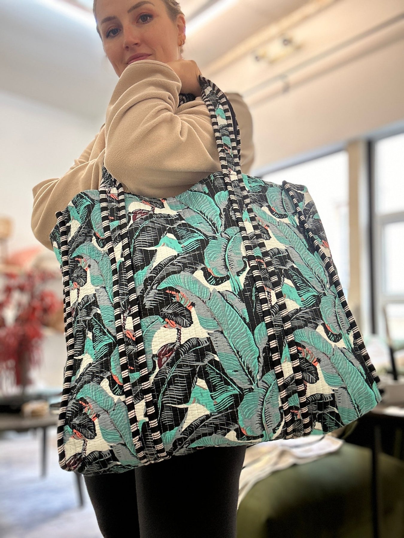 Quilted weekender bag 2025