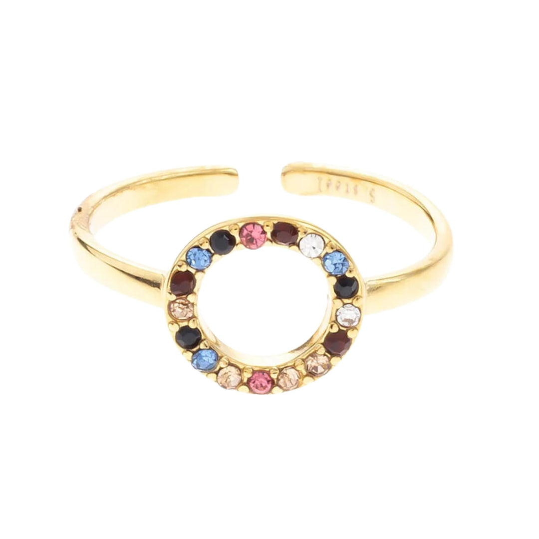 Rainbow Circle Ring - Hauslife