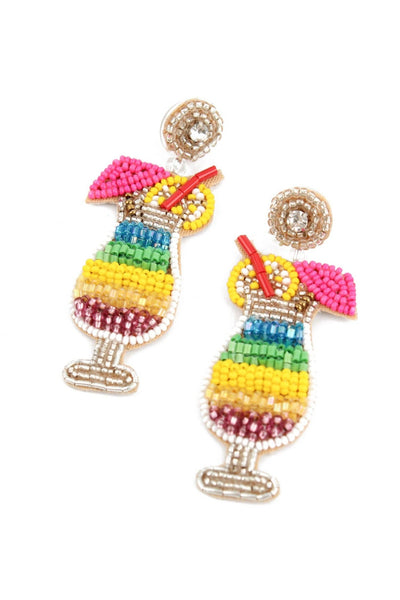 Rainbow Cocktail Earrings - Hauslife