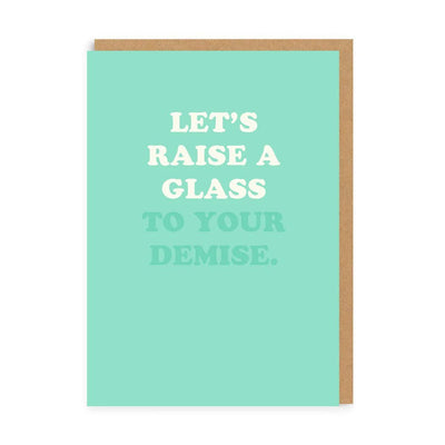 Raise Glass Card - Hauslife