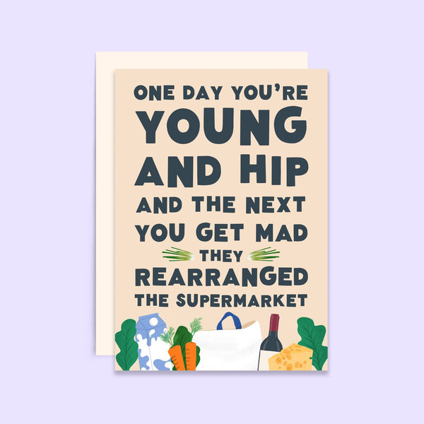 Rearranged Supermarket Greeting Card | Funny Birthday Cards - Hauslife