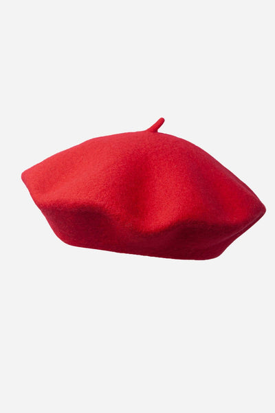 Red Plain Beret - Hauslife