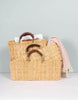 Reed Basket with Leather Handle - Hauslife