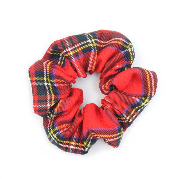 Regular - Red Check Scrunche. Dia.11cm - Hauslife