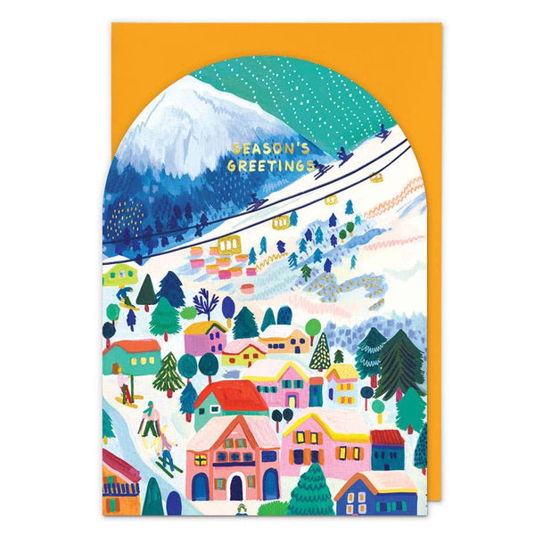 Retro Skies Christmas Greetings Card - Hauslife