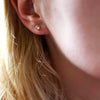 Rhea Petite 14ct Gold Labradorite Earrings - Hauslife