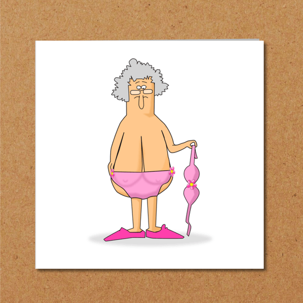 Rude Ageing Birthday Card - Hauslife
