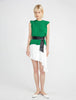 Ruffled Cap Sleeve Chiffon Blouse - Hauslife