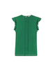 Ruffled Cap Sleeve Chiffon Blouse - Hauslife