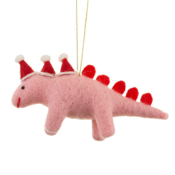 Santa Hats Dinosaur Felt Hanging Decoration - Hauslife