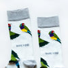Save The Gouldian Finches Bamboo Socks - Hauslife