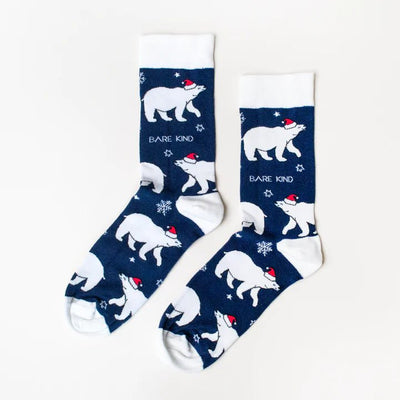 Save The Polar Bears Christmas Bamboo Socks - Hauslife