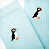 Save the Puffins Ribbed Bamboo Socks - Hauslife