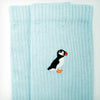 Save the Puffins Ribbed Bamboo Socks - Hauslife
