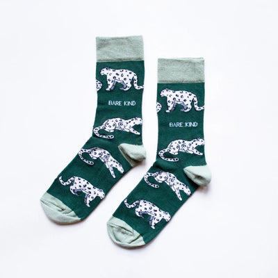 Save The Snow Leopard Bamboo Socks - Hauslife