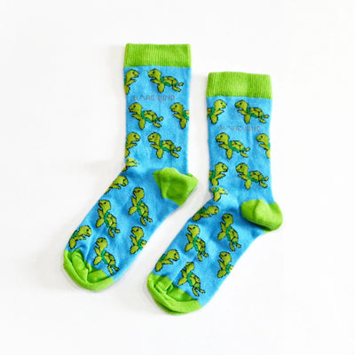 Save The Turtles Bamboo Socks - Hauslife