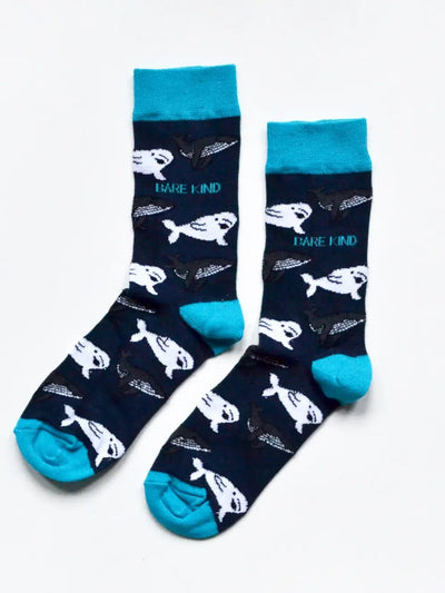 Save The Whales Bamboo Socks - Hauslife