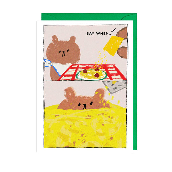 'Say When' Cheese Card - Hauslife