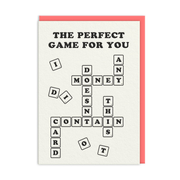 Scrabble Card - Hauslife