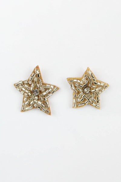 Silver Beaded Star Stud - Hauslife
