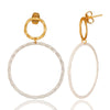 Silver & Gold Hoop Stud Earrings - Hauslife