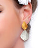Silver & Gold Leaf Earrings - Hauslife