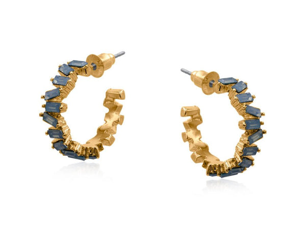 Sirens Hoop Earrings - Blue - Hauslife