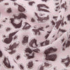 Sketched Leopard Print Lightweight Scarf in Dusty Pink - Hauslife