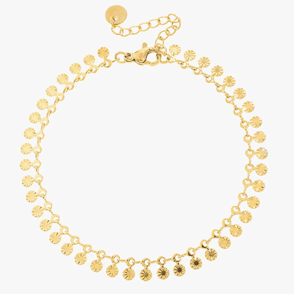 Small Disc Chain Bracelet - Hauslife
