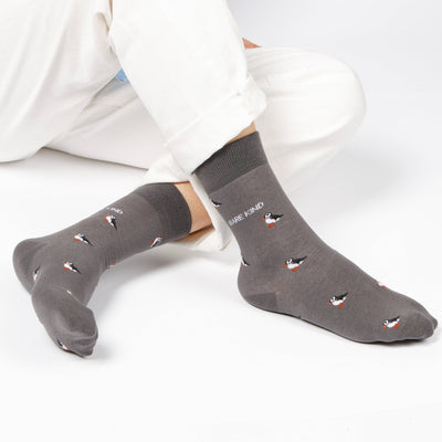 Small Motif Puffin Socks - Hauslife