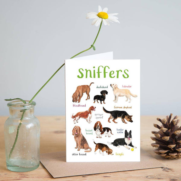 Sniffers Blank Dog Card - Hauslife