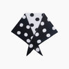 Spotted Triangle Heavyweight Scarf in Black/White - Hauslife