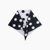 Spotted Triangle Heavyweight Scarf in Black/White - Hauslife