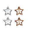 Star hair clips (set of 4) - Gold and silver glitter - Hauslife