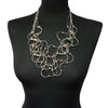 Statement Wire Necklace With Bead Decoration - Hauslife