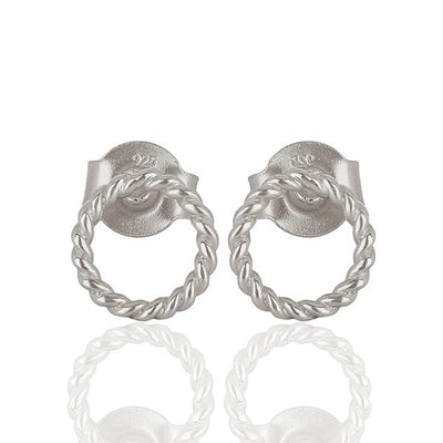 Sterling Silver Rope Studs - Hauslife