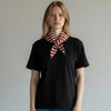 Striped Knitted Wool-Blend Triangle Neck Scarf - Hauslife