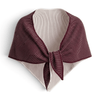 Striped Reversible Triangle Wool Blend Scarf - Hauslife