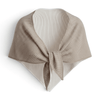 Striped Reversible Triangle Wool Blend Scarf - Hauslife