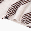 Striped Triangle Heavyweight Scarf in Brown/Beige - Hauslife