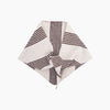 Striped Triangle Heavyweight Scarf in Brown/Beige - Hauslife