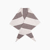 Striped Triangle Heavyweight Scarf in Brown/Beige - Hauslife